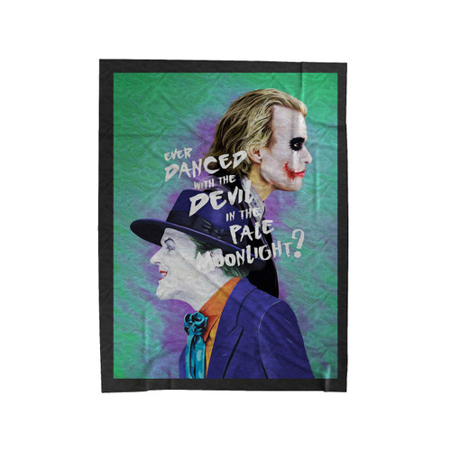 Joker Ever Dance With The Devil In The Pale Moon Light Velveteen Blanket