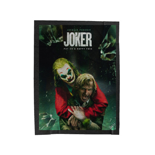 Joker Feeling Scared Velveteen Blanket