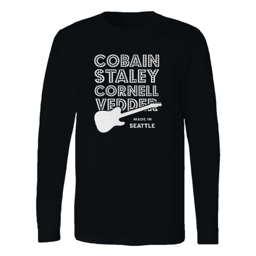 This classic fit seattle grunge legends long sleeve shirt is casually elegant and very comfortable. With fine quality print to make one stand out, it's a perfect fit for every occasion.