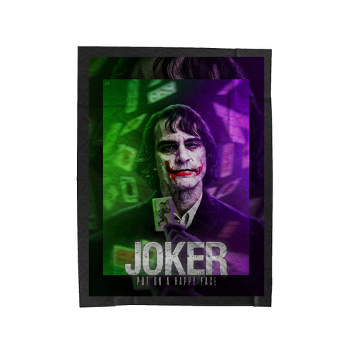 Joker Movie Card Velveteen Blanket