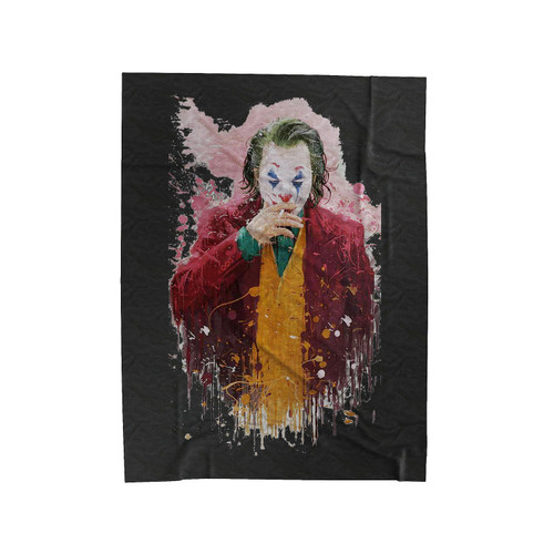 Joker Painting Art 1 Velveteen Blanket