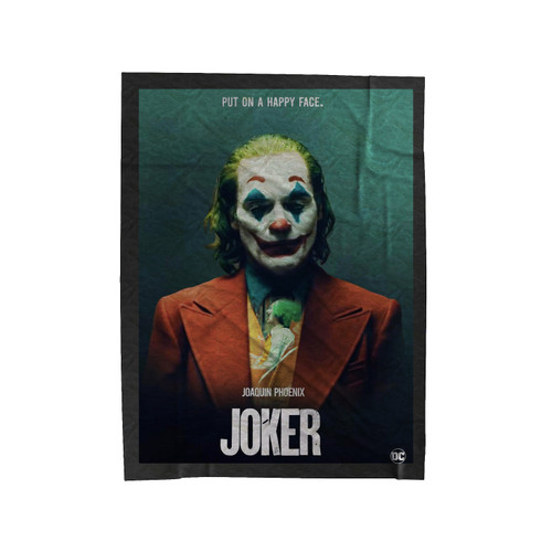 Joker Put On A Happy Face Velveteen Blanket