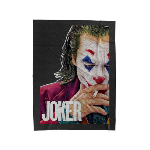 Joker Smoking Dc Comics Velveteen Blanket
