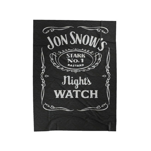 Jon Snow's Night Watch Whiskey Velveteen Blanket