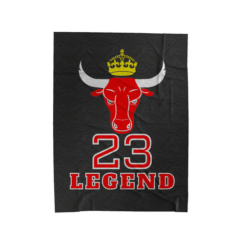 Jordan King Bulls 23 Legend Velveteen Blanket