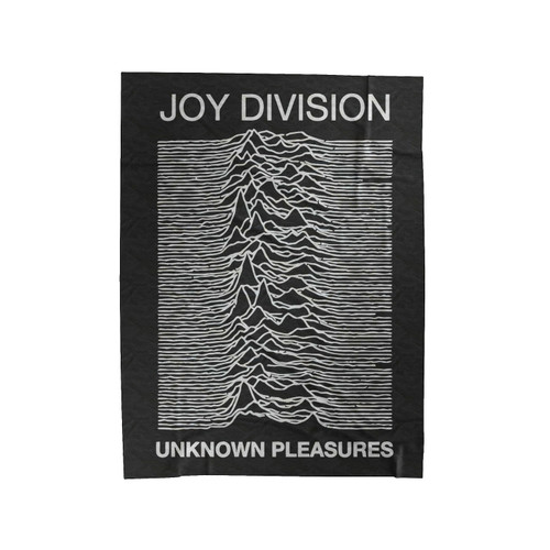 Joy Division Unknown Pleasure Velveteen Blanket