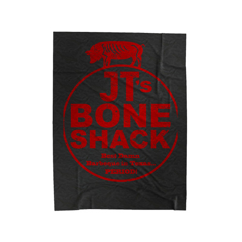 Jt's Bone Shack Texas Bbq Velveteen Blanket