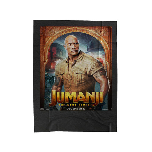 Jumanji The Next Level Dwayne Johnson Cover Velveteen Blanket