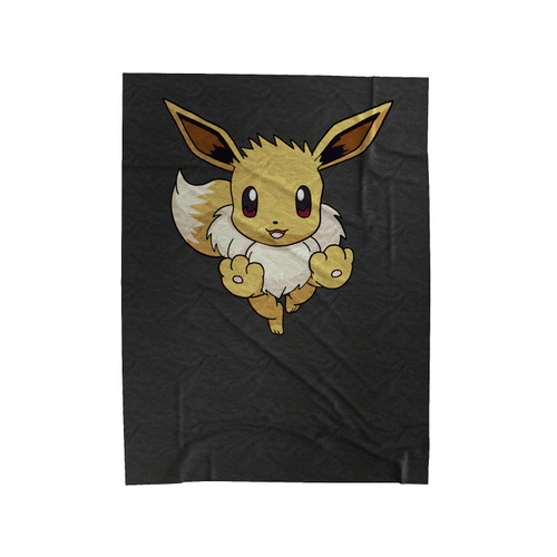 Jump Eeve Pokemon Velveteen Blanket