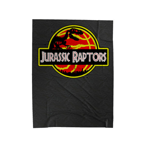 Jurassic Raptors Velveteen Blanket