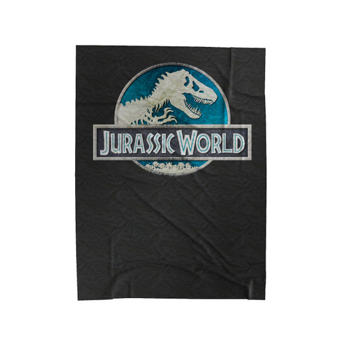 Jurassic World Logo Park Movie Velveteen Blanket