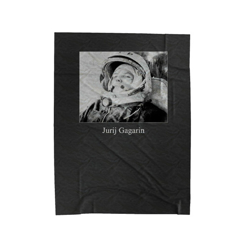 Jurij Gagarin Astronaut Velveteen Blanket