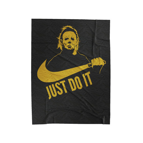 Just Do It Michael Myers Halloween 2 Velveteen Blanket