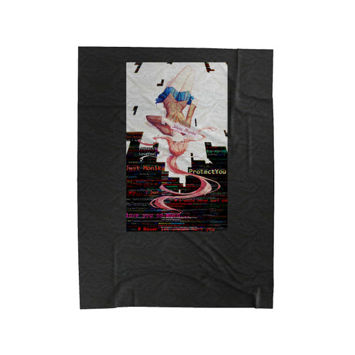 Just Monica Doki Doki Literature Club Velveteen Blanket