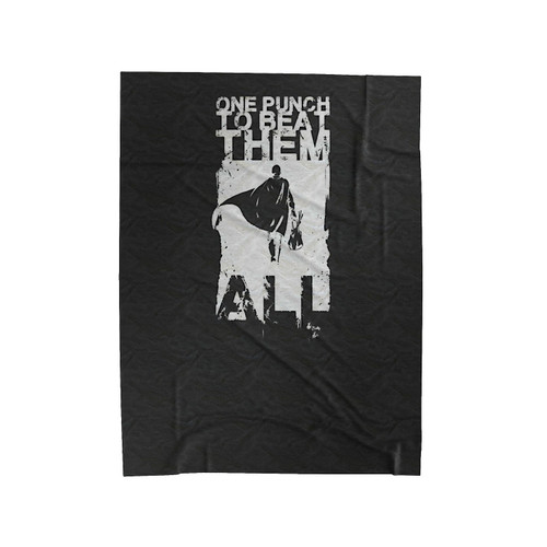 Just One Punch 1 Velveteen Blanket