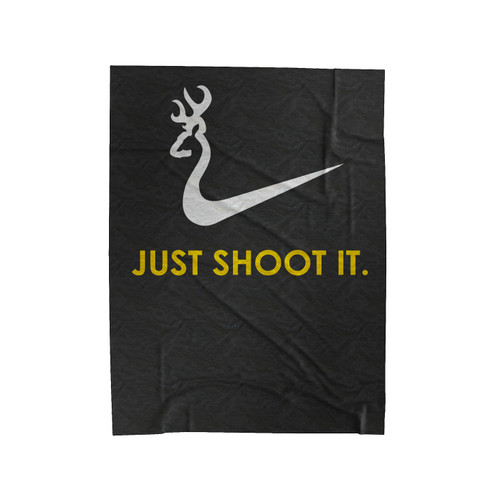 Just Shoot It Velveteen Blanket