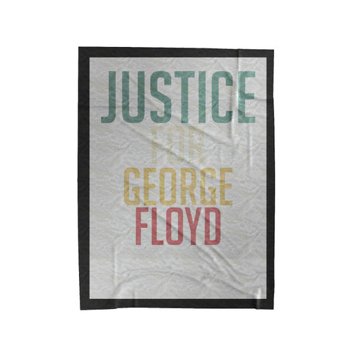 Justice For George Floyd Velveteen Blanket