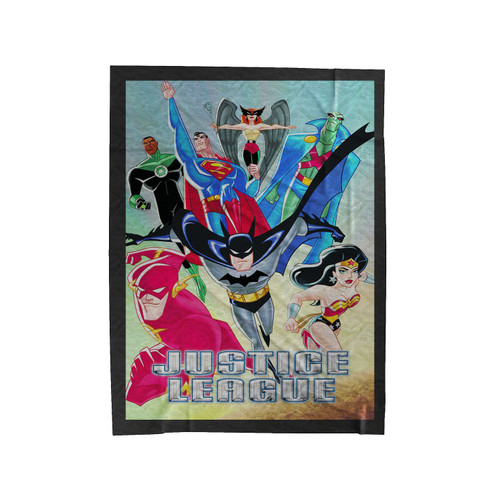 Justice League Animated Series Velveteen Blanket
