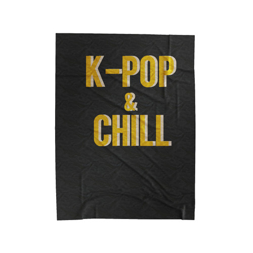 K- Pop & Chill Velveteen Blanket