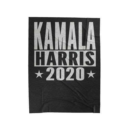 Kamala Harris 2020 Typography Velveteen Blanket