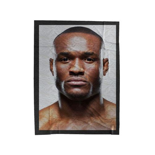 Kamaru Usman Of Nigeria Velveteen Blanket