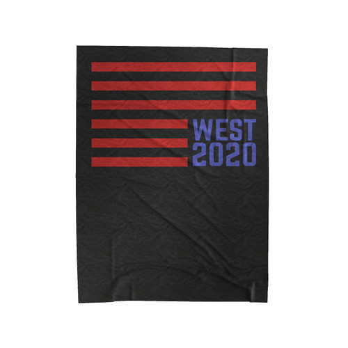 Kanye West 2020 Flag Velveteen Blanket