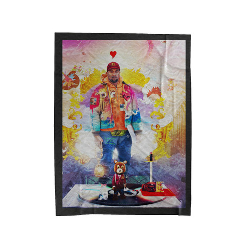 Kanye West Album Cover Mashup Velveteen Blanket