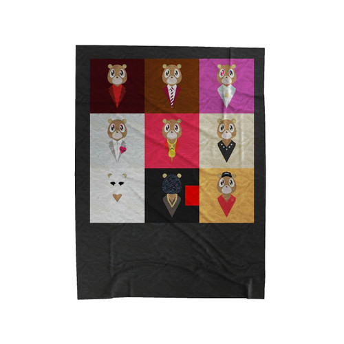 Kanye West Bears Velveteen Blanket