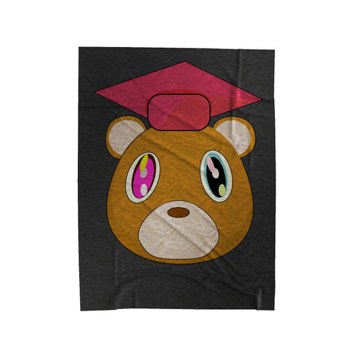 Kanye West Graduation Bear Velveteen Blanket