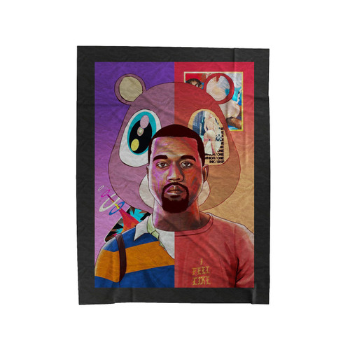 Kanye West Rapper 2020 1 Velveteen Blanket
