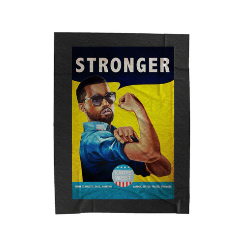 Kanye West Stronger 1 Velveteen Blanket