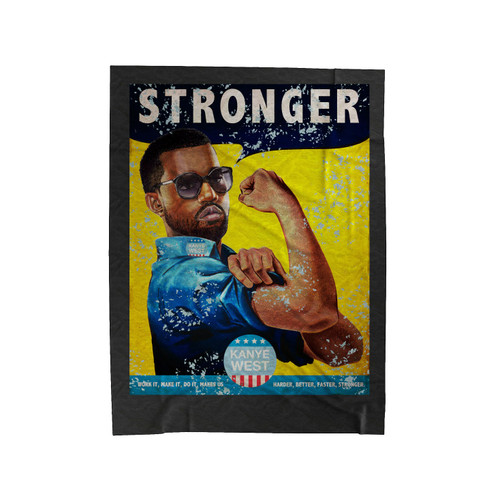 Kanye West The American President Velveteen Blanket