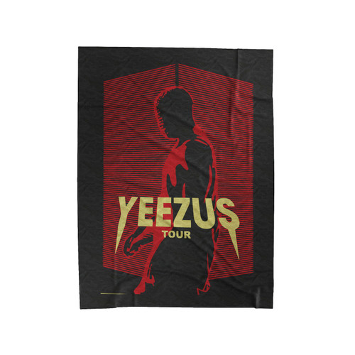 Kanye West Yeezus Tour Masked Lines Velveteen Blanket