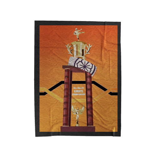 Karate Kid All Valley Karate Trophy Cool Velveteen Blanket