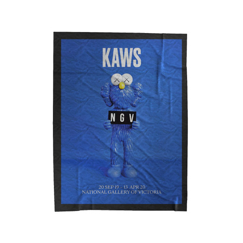 Kaws Bff Blue Velveteen Blanket