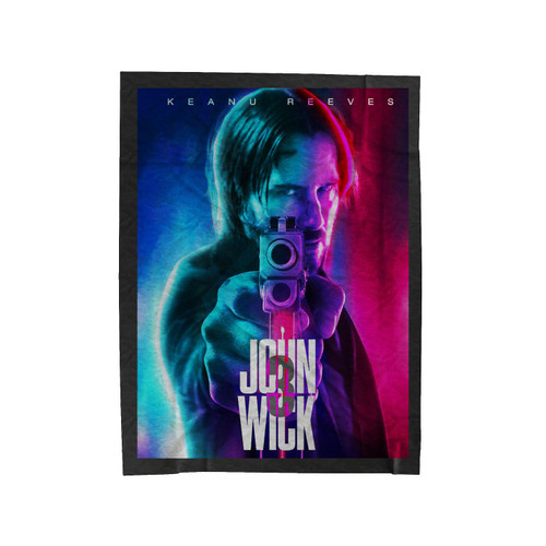 Keanu Reeves John Wick Movie Velveteen Blanket