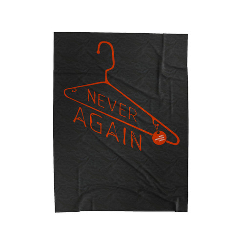 Keep Abortion Legal Never Again Velveteen Blanket