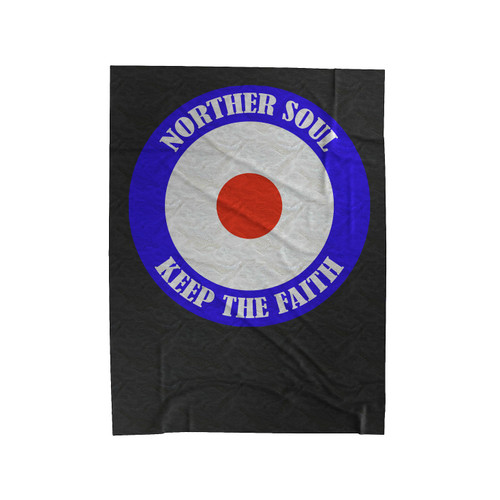 Keep The Faith Mod Target Northern Soul Scooter Velveteen Blanket