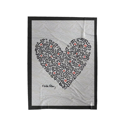 Keith Haring Art, Haring Art, Keith Haring Velveteen Blanket