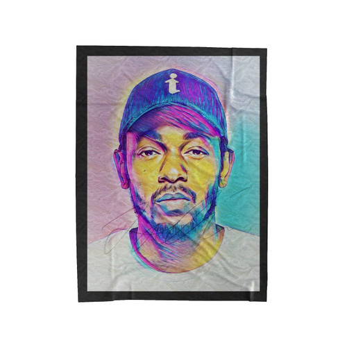 Kendrick Lamar Abstract Drawing Velveteen Blanket