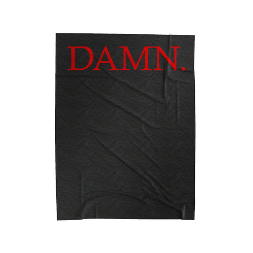 Kendrick Lamar Damn Logo Velveteen Blanket