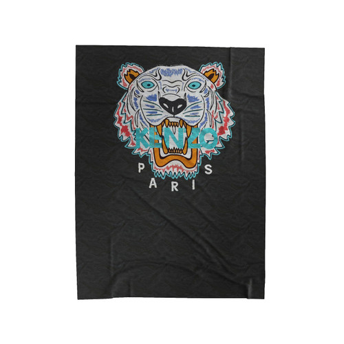 Kenzo Tiger Logo Velveteen Blanket