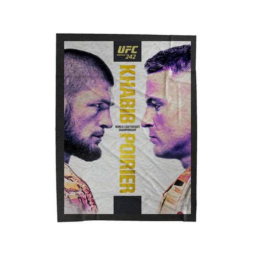 Khabib Nurmagomedov Vs Dustin Poirier Velveteen Blanket