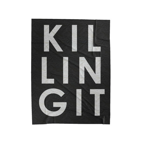 Killing It Mom Funny Workout Gym Velveteen Blanket