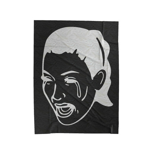 Kim Kardashian Crying Face Velveteen Blanket