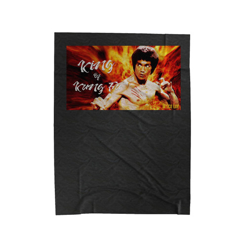 King And Kung Fu Bruce Lee Velveteen Blanket