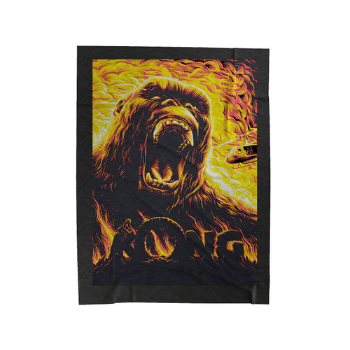 King Kong King Of Monsters Velveteen Blanket