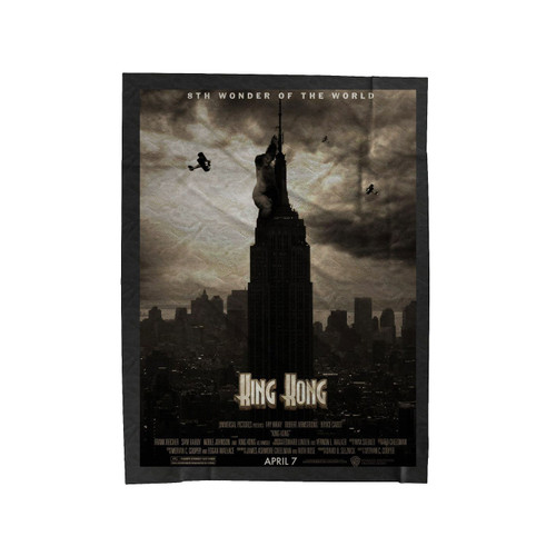 King Kong Sth Wonder Of The World Velveteen Blanket