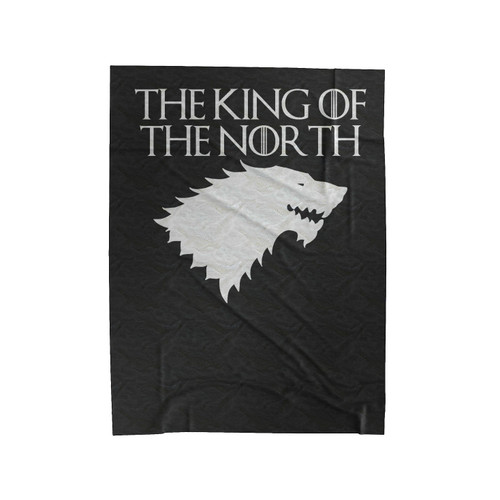 King Of The North Game Of Thrones Stark House North Velveteen Blanket