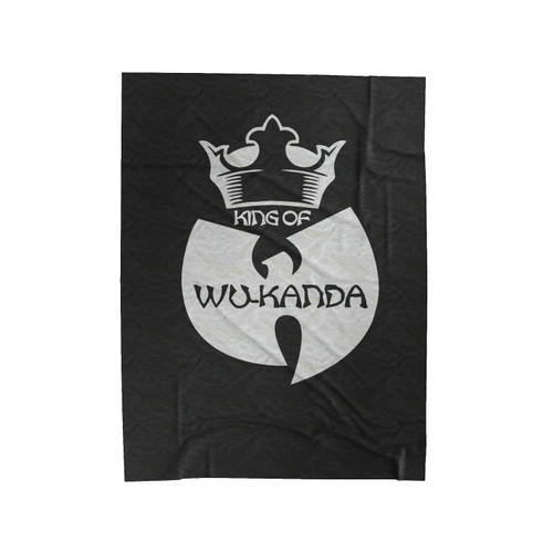 King Of Wu Kanda Wakanda Black Panther Velveteen Blanket